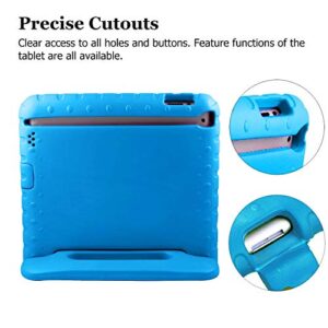 AVAWO Kids Case for Apple iPad 2 3 4 - Light Weight Shock Proof Convertible Handle Stand Kids Friendly for iPad 2, iPad 3rd Generation/ 4th Generation Tablet - Blue