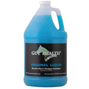 gut health horse ulcer supplement - original top dress (1 gallon) - ulcer aid for horses that promotes weight gain, improved mood, coat, and hoof growth