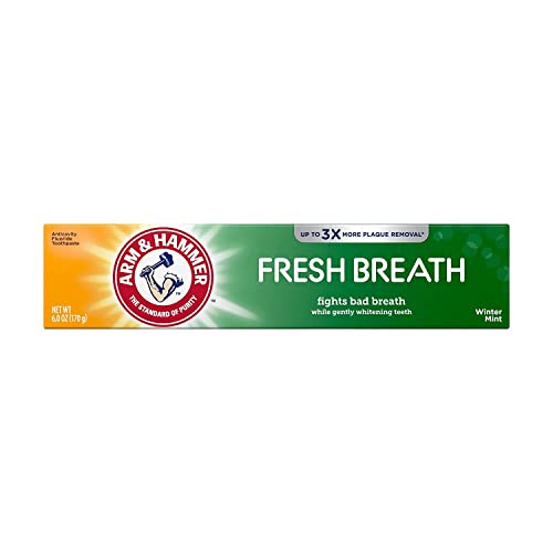 ARM & HAMMER Advance White Baking Soda Toothpaste, Winter Mint 6 oz (Pack of 6)