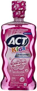 act kids anticavity flouride rinse bubble gum 16.9 fl oz (pack of 2)
