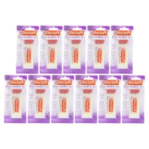 the doctor's brushpicks interdental toothpicks, 120 count. (pack of 11)