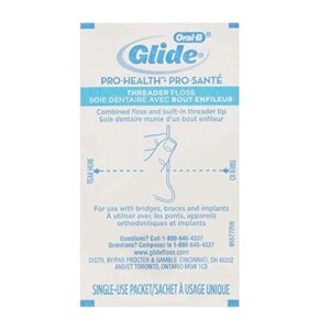 Glide Threader Floss, 30 Single-Use Packets each (Value Pack of 10)