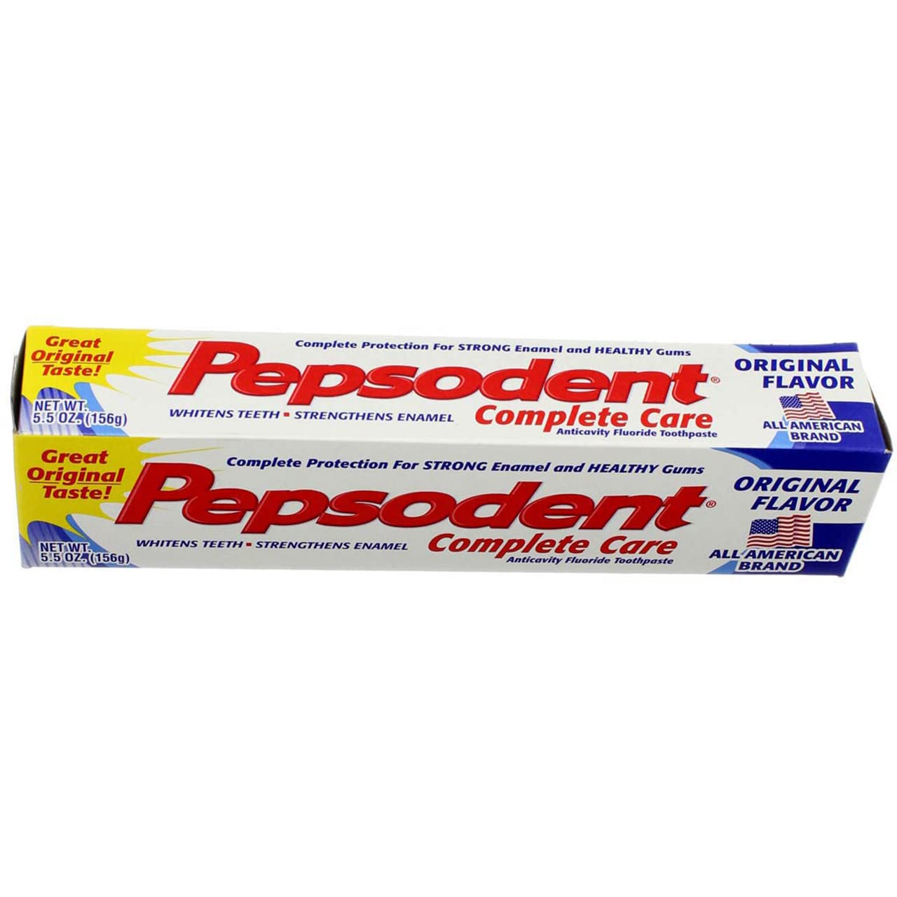 Pepsodent Complete Care Toothpaste Original Flavor 5.5 oz ( Pack of 2)