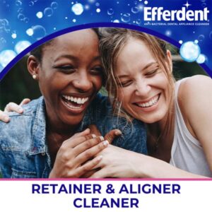 efferdent Retainer Cleaning Tablets, Denture Cleaning Tablets for Dental Appliances, Minty Fresh & Clean, 90 Count, New Packaging - PACKAGING MAY VARY (Pack of 2)