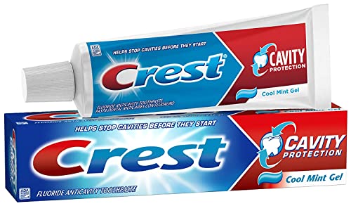 Crest Cavity Protection Toothpaste Gel Cool Mint 8.20 oz (Pack of 5)