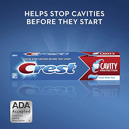 Crest Cavity Protection Toothpaste Gel Cool Mint 8.20 oz (Pack of 5)