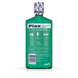 Plax Dental Rinse Soft Mint 24 oz (Pack of 4)