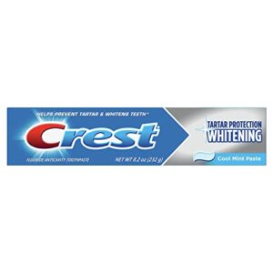 Crest Tar Sm Mnt Wht Size 8.2z Crest Tartar Protection Tartar Control Toothpaste Cool Mint Paste 8.2 Ounce (Pack of 7)