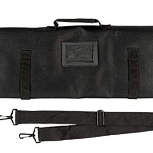 EVERPRIDE Chef Knife Roll Bag Holds 10 Knives – Contains 2 Large Zippered Pockets for Meat Cleavers and Cooking Tools – Durable Knife Case for Chefs and Culinary Students – Knives Not Included