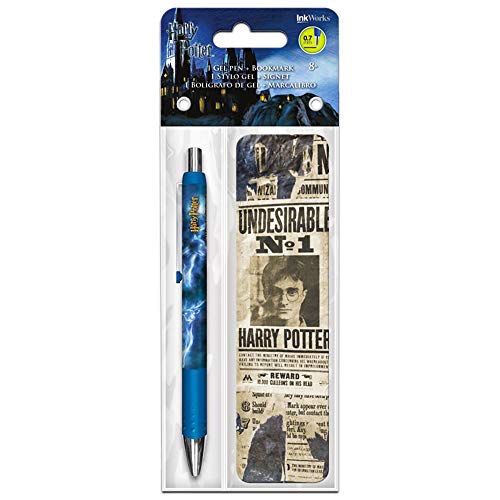 Inkworks Harry Potter Gel Pen and Bookmark Set