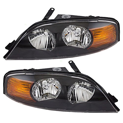 Forest River Georgetown 2002-2005 RV Motorhome Pair (Left & Right) Replacement Front Headlights with Bulbs