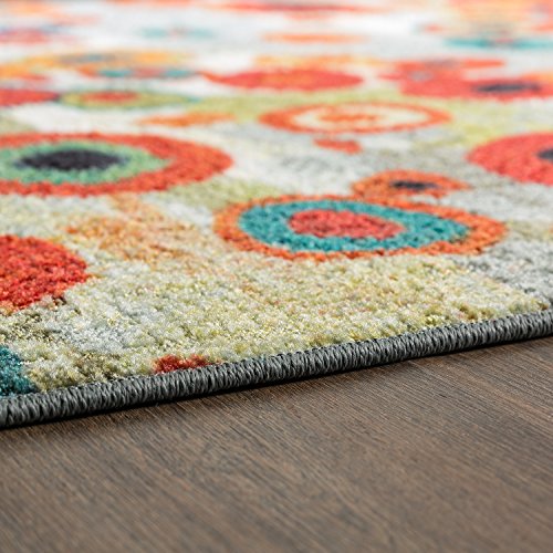Mohawk Home Tossed Floral Area Rug, 7 ft 6 in x 10 ft, Multicolor