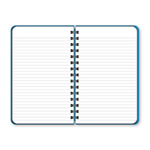 iScholar Double Wire Poly Memo Book, 6 x 4", Side Open, Color will Vary (94640)