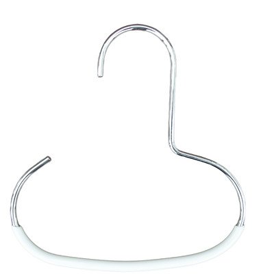 Semi Round Scarf Hook Non-Slip Hanger Color: White