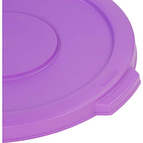 Carlisle FoodService Products 34104589 Bronco Round Waste Container Lid, 44 gal, Purple