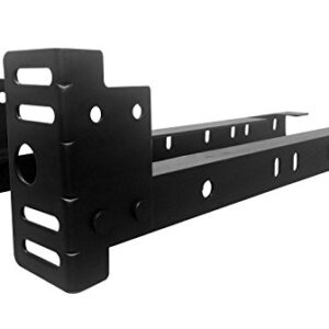 Kings Brand Furniture - Bed Frame Footboard Extension Brackets Set Attachment Kit - Compatible with Twin, Full, Queen, and King Sizes