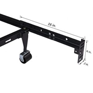 Kings Brand Furniture - Bed Frame Footboard Extension Brackets Set Attachment Kit - Compatible with Twin, Full, Queen, and King Sizes