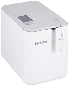 brother mobile ptp900w pt-p900w powered wireless desktop laminated label printer