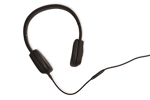 Outdoor Tech OT1450-B Wired Audio Bajas Headphones, Black