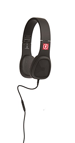 Outdoor Tech OT1450-B Wired Audio Bajas Headphones, Black