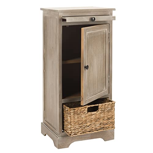 Safavieh American Homes Collection Raven Vintage Grey Tall Storage Unit