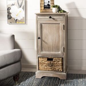 safavieh american homes collection raven vintage grey tall storage unit