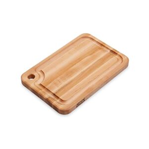 John Boos Block MPL1812125-FH-GRV Prestige Maple Wood Edge Grain Reversible Cutting Board with Juice Groove, 18 Inches x 12 Inches x 1.25 Inches