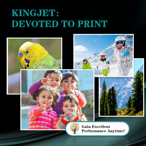 Kingjet Compatiable for HP 970XL Black Ink Cartridge Replacement for HP 970 971 970XL 971XL Work with Officejet Pro X576dw X451dn X451dw X476dw X476dn X551dw Printers, 1 Pack for HP Ink 970XL Black