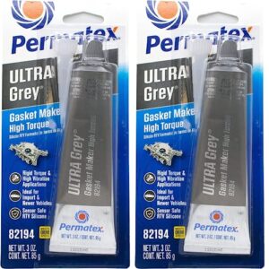 permatex ultra grey gasket maker - 2 pack (82194-2)