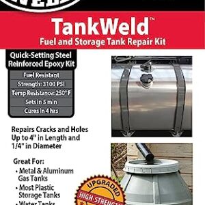 J-B Weld 2110 Metal Fuel Tank Repair Kit , Gray