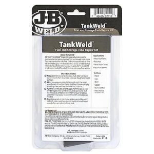 J-B Weld 2110 Metal Fuel Tank Repair Kit , Gray