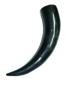 polished buffalo horn - natural american bison horn (10-14 inches)