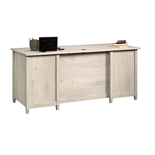 Pemberly Row Executive Desk in Chalked Chestnut