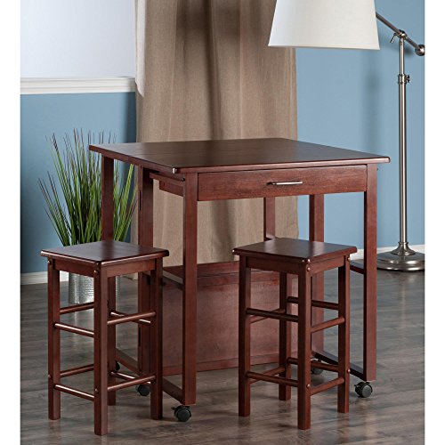 Winsome Wood Fremont Space Saver Set Walnut/3 Piece