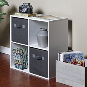 OneSpace 50-41201 4-Cube Organizer, White