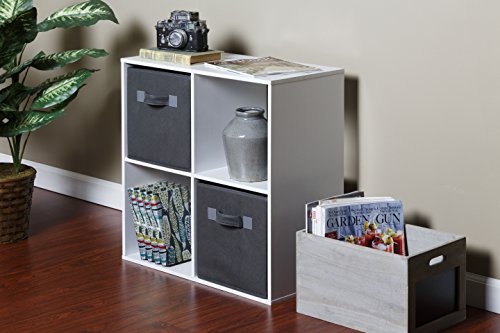 OneSpace 50-41201 4-Cube Organizer, White