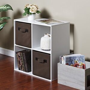 OneSpace 50-41201 4-Cube Organizer, White