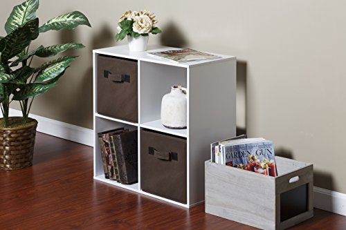 OneSpace 50-41201 4-Cube Organizer, White