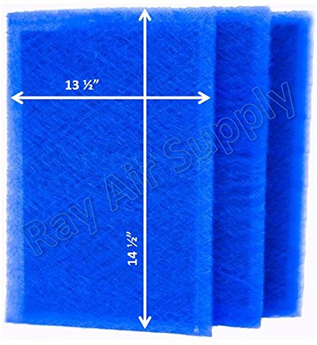 RAYAIR SUPPLY 16x16 Dynamic Air Cleaner Replacement Filter Pads 16x16 Refills (3 Pack)