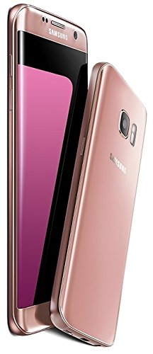 Samsung Galaxy S7 Edge Factory Unlocked Phone 32 GB - Internationally Sourced (Middle East/Afican/Asia) Version G935FD- Pink Gold