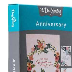 DaySpring Anniversary - Inspirational Boxed Cards - Floral Border - 18561