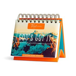 dayspring -tony evans - god's got it - an inspirational dayspring daybrightener - perpetual calendar (20210)