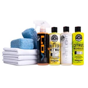 chemical guys hol204 white car care kit (9 items) for white and light colored cars, trucks, and suvs