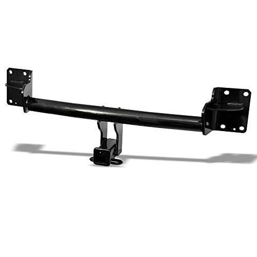 Class 3 III Black 2" Rear Bumper Trailer Tow Hitch Towing Mount Receiver Tube for 07-18 BMW X5 E70 F15 / 14-19 X6 F86