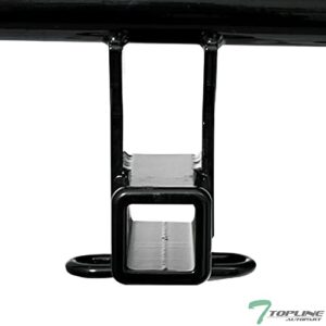 Class 3 III Black 2" Rear Bumper Trailer Tow Hitch Towing Mount Receiver Tube for 07-18 BMW X5 E70 F15 / 14-19 X6 F86