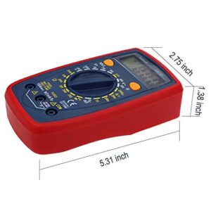 AstroAI Multimeter Tester 2000 Counts Digital Multimeter with DC AC Voltmeter and Ohm Volt Amp Meter ; Measures Voltage, Current, Resistance; Tests Live Wire, Continuity