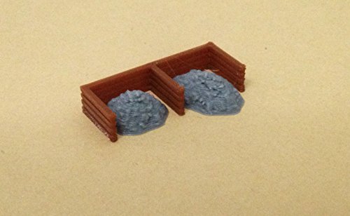 Outland Models Train Railway Ore Mining Accessories: Cart Truck Shanty. N Scale