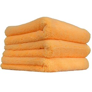 chemical guys mic30303 microfiber towel, 16" x 16", , orange