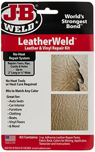 J-B Weld 2130 Vinyl and Leather Repair Kit, 2 fl. oz