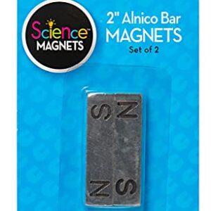 Dowling Magnets Alnico Bar Magnet (1.88 inches long x .46 inch wide x .24 inch thick), Set of 2